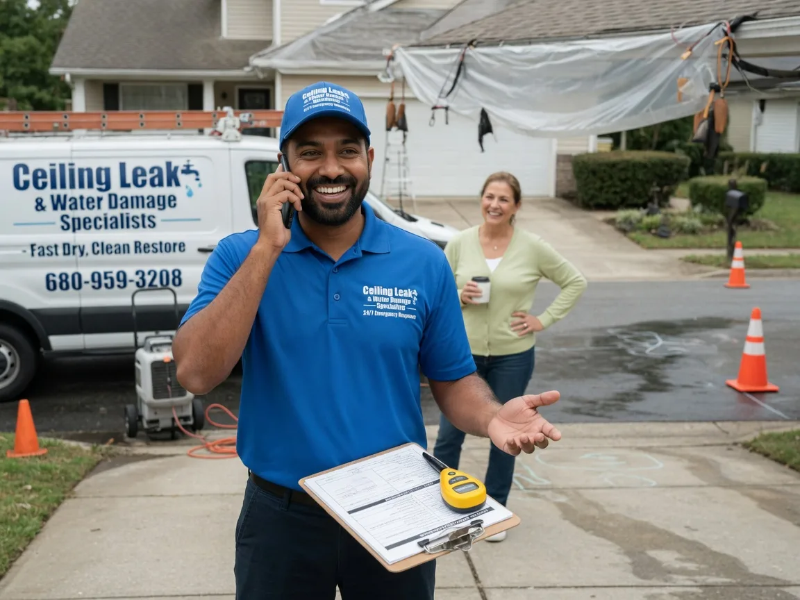 Ceiling Leak Cleanup Hospers, IA FAQs